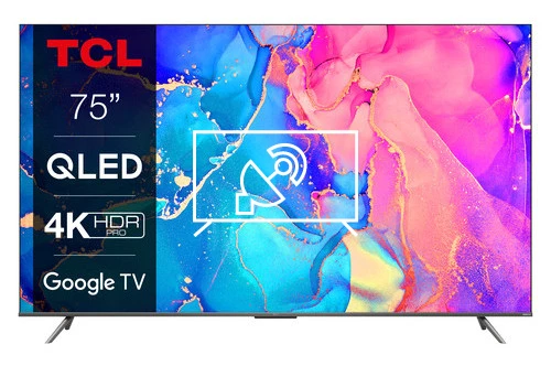 Search for channels on TCL 75C631