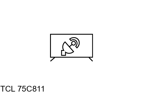 Search for channels on TCL 75C811