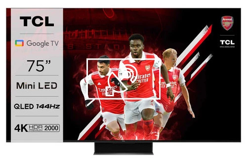 Search for channels on TCL 75C845K
