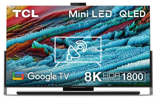 Search for channels on TCL 85" 8K Mini-LED Smart TV