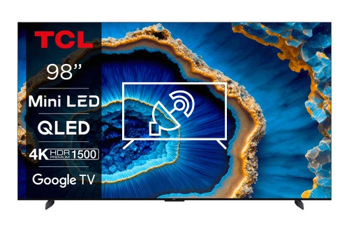 Search for channels on TCL 98C809