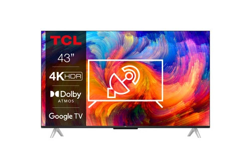 Search for channels on TCL LED TV 43P638