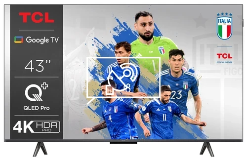 Search for channels on TCL TCL Serie C6 Smart TV QLED 4K 43" 43C655, Dolby Vision, Dolby Atmos, Google TV