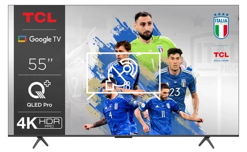 Accorder TCL TCL Serie C6 Smart TV QLED 4K 55" 55C655, audio Onkyo con subwoofer, Dolby Vision - Atmos, Google TV