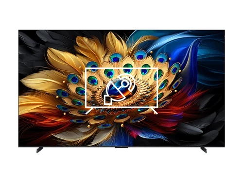 Search for channels on TCL TCL Serie C6 Smart TV QLED 4K 98" 98C655, 144Hz, audio Onkyo con subwoofer, Google TV
