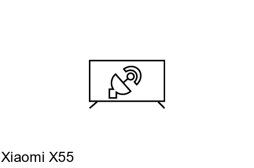 Rechercher des chaînes sur Xiaomi X55