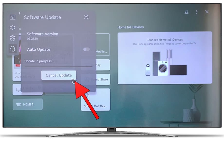 Updating TV LG WebOS