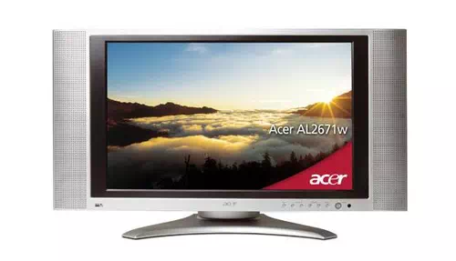 Acer AL2671W 26" LCD TV 66 cm (26") WXGA Plata