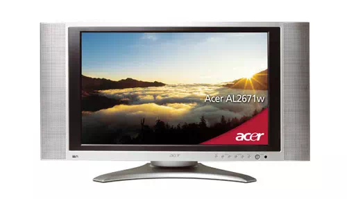 Acer AL2671W 66 cm (26") WXGA Plata