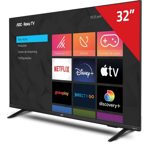 AOC 32S5135/78G TV 81.3 cm (32") HD Smart TV Wi-Fi Black 1