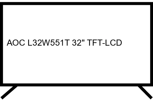 AOC L32W551T 32" TFT-LCD 81.3 cm (32") Black