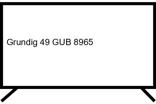 Grundig 49 GUB 8965 124.5 cm (49") 4K Ultra HD Smart TV Wi-Fi Black