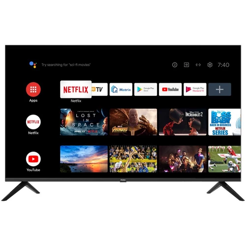 Haier Smart TV DX 55 Smart TV DX2 139,7 cm (55") 4K Ultra HD Wifi Noir 3
