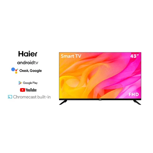Haier Smart TV DX2 43 109,2 cm (43") 4K Ultra HD Wifi Noir 5