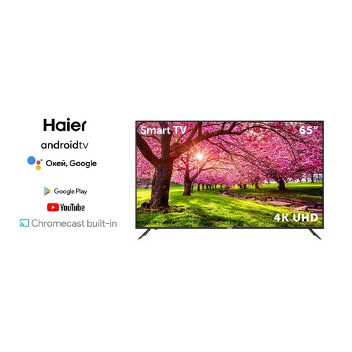 Haier 70 Smart TV HX NEW 4K Ultra HD Wi-Fi Black 6