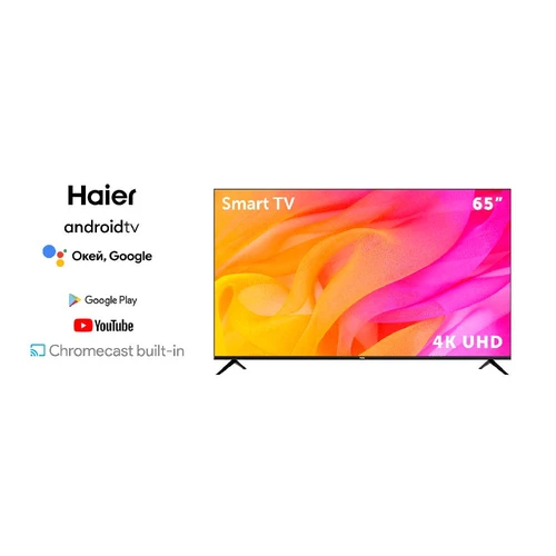 Haier 65 Smart TV DX2 4K Ultra HD Wi-Fi Black 8