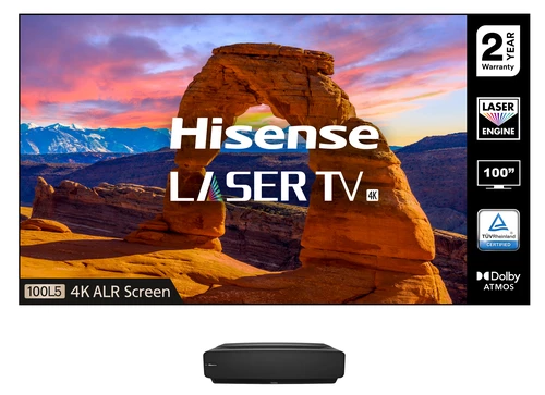 Hisense 100LF5FTUK-B12 TV 2,54 m (100") 4K Ultra HD Smart TV Wifi Noir, Gris 0