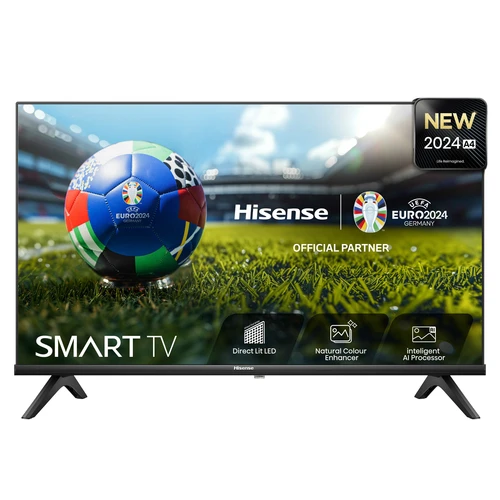 Hisense 32A4NTUK TV 81,3 cm (32") HD Smart TV Wifi Noir 200 cd/m² 0