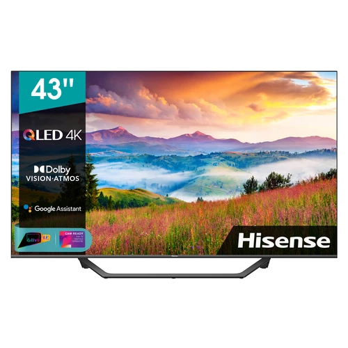 Hisense 43 A7GQ 109,2 cm (43") 4K Ultra HD Smart TV Wifi Noir, Gris 0