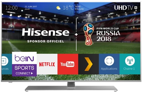 Hisense 43A6550 109,2 cm (43") 4K Ultra HD Smart TV Wifi Argent 0