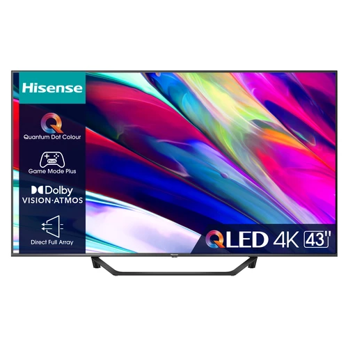 Hisense 43A7KQ TV 109.2 cm (43") 4K Ultra HD Smart TV Wi-Fi Black 0