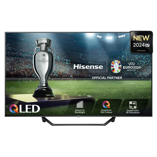 Hisense 43A7NQTUK TV 109,2 cm (43") 4K Ultra HD Smart TV Wifi Gris 250 cd/m² 0