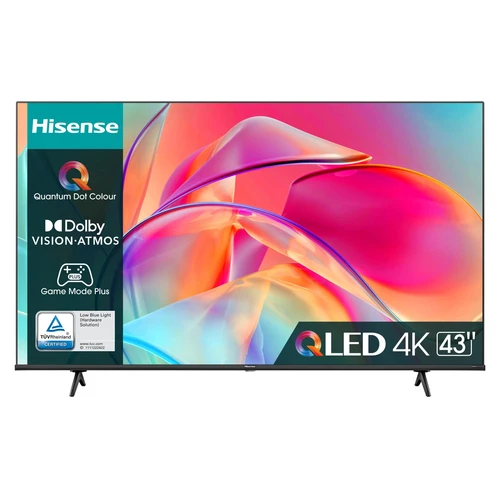 Hisense 43E77KQ TV 109.2 cm (43") 4K Ultra HD Smart TV Black 0