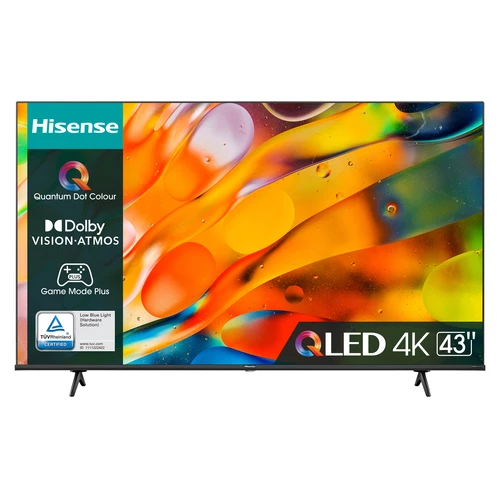 Hisense 43E7KQ TV 109.2 cm (43") 4K Ultra HD Smart TV Wi-Fi Black 0