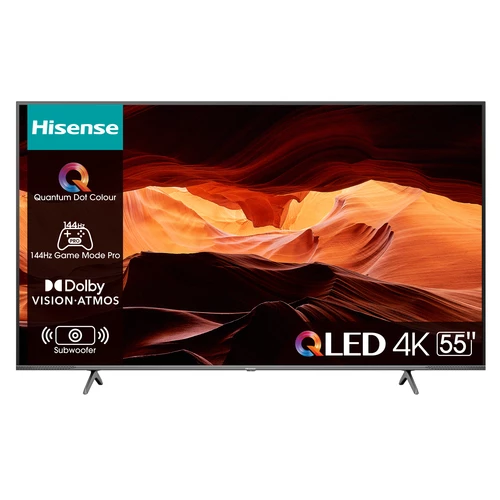Hisense 55E7KQ PRO Televisor 139,7 cm (55") 4K Ultra HD Smart TV Wifi Gris 0