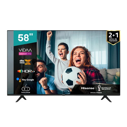 Hisense 58A6HV TV 147,3 cm (58") 4K Ultra HD Smart TV Wifi Noir 0
