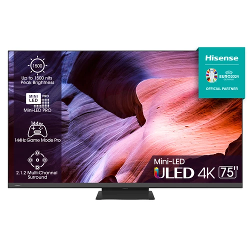 Hisense 75U8KQ TV 190,5 cm (75") 4K Ultra HD Wifi Noir, Gris 0