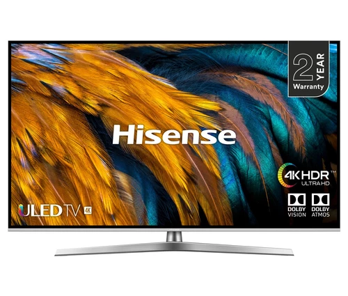 Hisense U7B H55U7BUK Televisor 139,7 cm (55") 4K Ultra HD Smart TV Wifi Plata 0