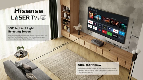 Hisense 100L9G-D12 TV 2.54 m (100") 4K Ultra HD Smart TV Wi-Fi Black 10
