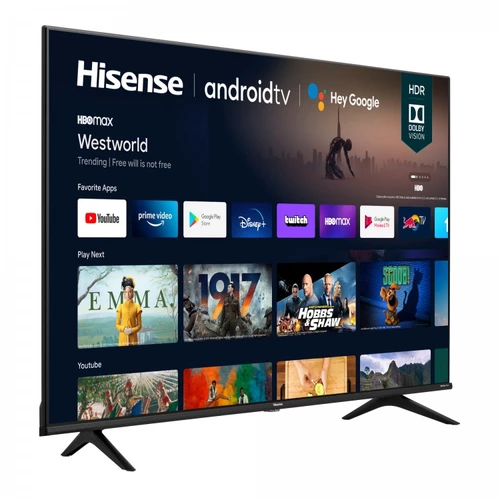 Hisense 43A6G TV 109.2 cm (43") 4K Ultra HD Smart TV Wi-Fi Black, Grey 1