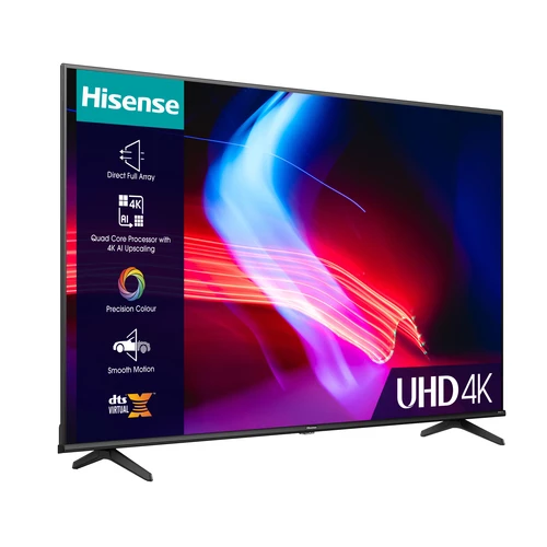 Hisense 43A6KTUK TV 109.2 cm (43") 4K Ultra HD Smart TV Wi-Fi Black 1