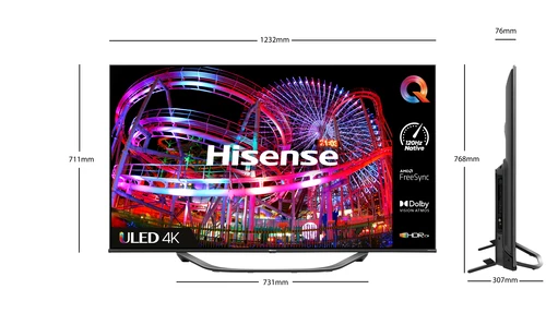 Hisense 55U7HQTUK TV 139.7 cm (55") 4K Ultra HD Smart TV Wi-Fi 1
