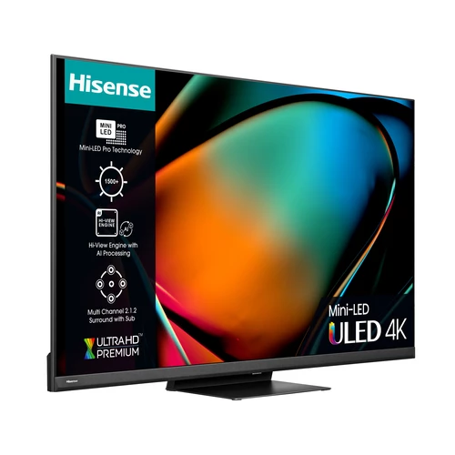 Hisense 55U8KQTUK TV 139.7 cm (55") 4K Ultra HD Smart TV Wi-Fi Grey 1