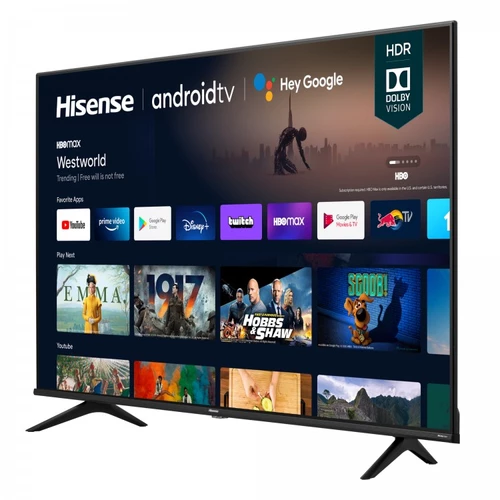 Hisense 43A6G TV 109,2 cm (43") 4K Ultra HD Smart TV Wifi Noir, Gris 2
