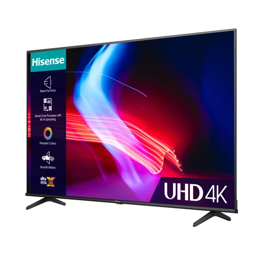 Hisense 43A6KTUK TV 109.2 cm (43") 4K Ultra HD Smart TV Wi-Fi Black 2