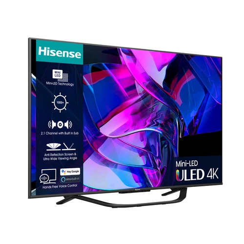 Hisense 55U7KQ 2.54 m (100") 4K Ultra HD Smart TV Wi-Fi Black 2
