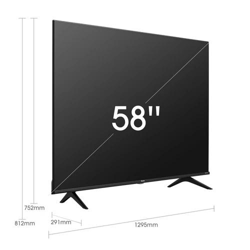 Hisense 58A6CG TV 146.1 cm (57.5") 4K Ultra HD Smart TV Wi-Fi Black 2