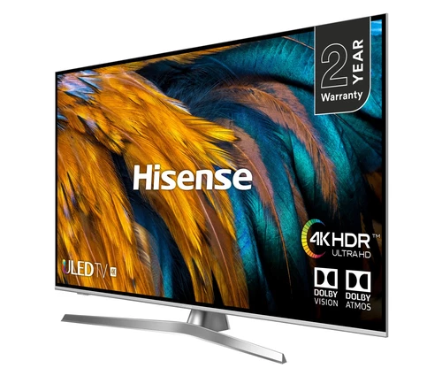 Hisense U7B H65U7BUK TV 165.1 cm (65") 4K Ultra HD Smart TV Wi-Fi Silver 3