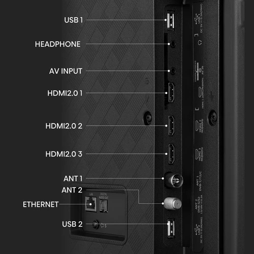 Hisense 55A6K TV 139.7 cm (55") 4K Ultra HD Smart TV Wi-Fi Black 7