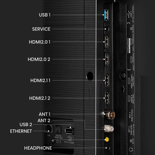 Hisense 55U8KQ TV 139.7 cm (55") 4K Ultra HD Wi-Fi Black, Grey 7