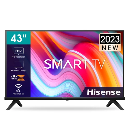 Hisense 43A4K TV 109.2 cm (43") Full HD Smart TV Wi-Fi Black