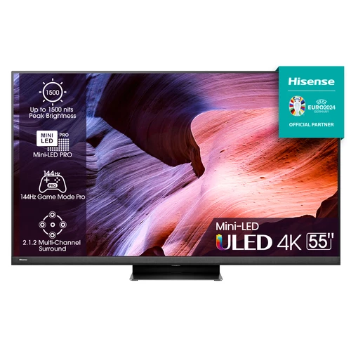 Hisense 55U8KQ TV 139,7 cm (55") 4K Ultra HD Wifi Noir, Gris