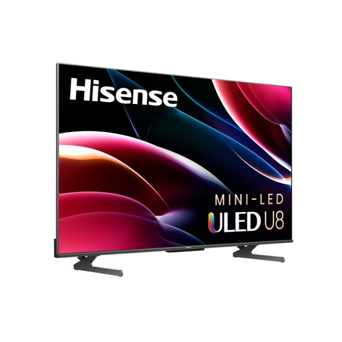 Hisense 65U8H TV 163.8 cm (64.5") 4K Ultra HD Smart TV Wi-Fi Black, Grey