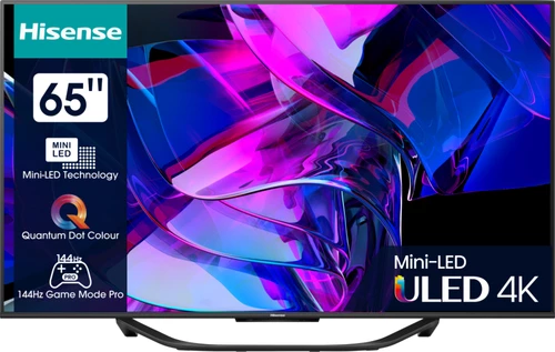 Hisense 65U7KQ TV 165,1 cm (65") 4K Ultra HD Smart TV Wifi Noir