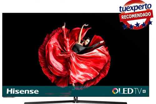 Hisense H55O8B TV 138.7 cm (54.6") 4K Ultra HD Smart TV Wi-Fi Black, Silver