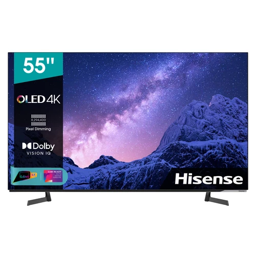Hisense 55A8G TV 139.7 cm (55") 4K Ultra HD Smart TV Wi-Fi Black, Grey, Silver